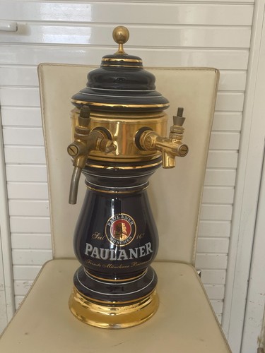 Vintage paulaner ceramic draft - vintage,
